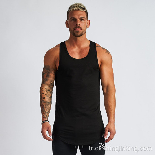 Erkekler Kolsuz Çabuk Kuruyan fitness Kas Tank Top